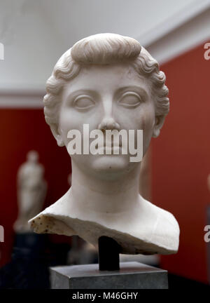 Die Kaiserin Livia (58 V.CHR.-29 N.CHR.) Frau des Kaisers Augustus, von El Fayum, Ägypten. Kopie eines Originals von 27-23 BC. Marmor. Stockfoto