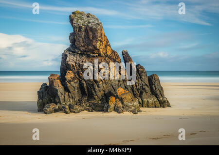 Garry Strand im Schnee Stockfoto