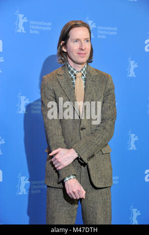 Berlin, Deutschland. 15 Feb, 2018. Berlino, 68 Film Festival Fotoauftrag der Film "Isle of Dogs". Im Bild: Wes Anderson Credit: Unabhängige Fotoagentur/Alamy leben Nachrichten Stockfoto