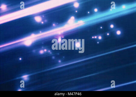 Hell blau RGB-LED-Bildschirm Hintergrund Stockfoto