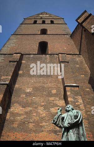 Hannover - Luther Statue vor der Marktkirche Stockfoto