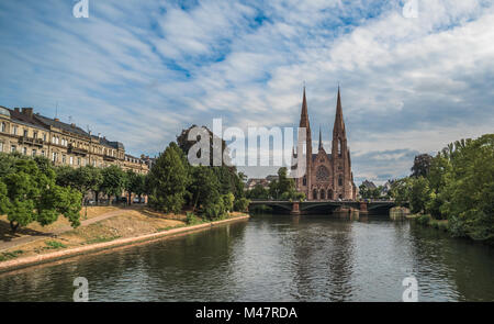 St. Paul-Kirche in Straßburg, Elsass, Frankreich Stockfoto