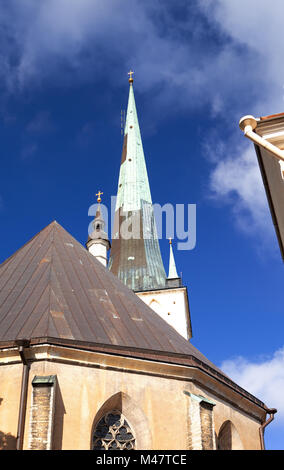 Spike von St. Olaf (oleviste) Kirche. Tallinn Stockfoto