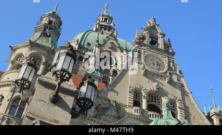 Hannover - neues Rathaus Stockfoto