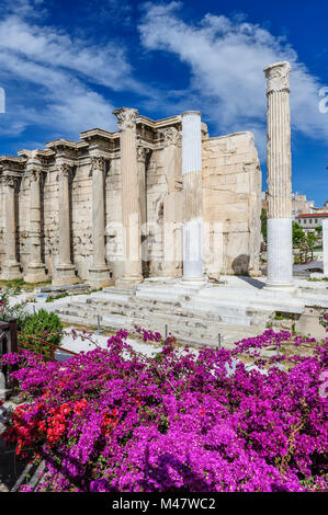 Hadrian #39; s Bibliothek Ruinen in Athen, Griechenland Stockfoto