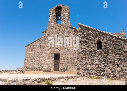 Kloster in der katalanischen Romanik in Matadepera, Katalonien Stockfoto