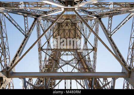 Torre Sant Sebastia, einer frei stehenden Gittermast Stockfoto