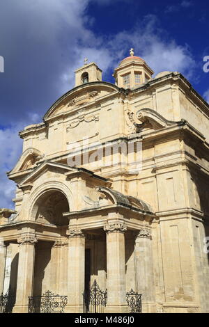 Die Kirche der Hl. Katharina in Valletta, Malta Stockfoto