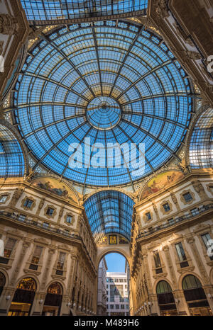 Galleria Vittorio Emanuele II-shopping-Arkade, Mailand, Italien Stockfoto