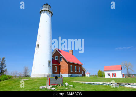 Tawas Point Lighthouse, im Jahre 1876 gebaut Stockfoto