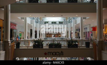 Bridgewater Commons Shopping Mall in Bridgewater, New Jersey Stockfoto