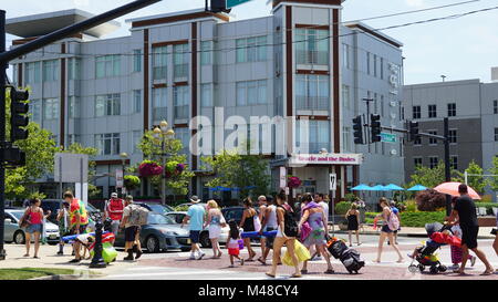 Pier Dorf in Long Branch, New Jersey Stockfoto