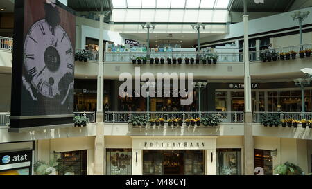 Bridgewater Commons Shopping Mall in Bridgewater, New Jersey Stockfoto