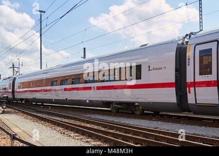 Deutsche Bahn: ICE4 - Neue Highspeed Zug der Deutschen Bahn. Stockfoto