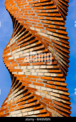 Spiral Tower in Kloster Kovilj - Fruska Gora - Serbien Stockfoto