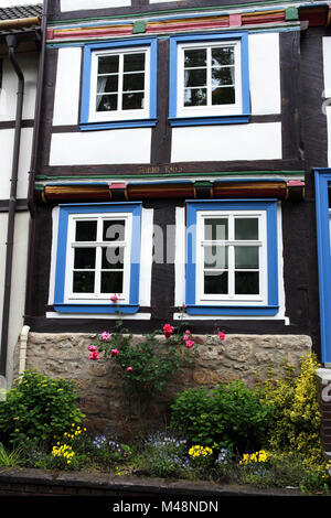 Fachwerkhaus - Weltkulturerbe historische Altstadt Warburg Stockfoto