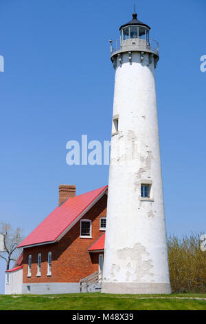 Tawas Point Lighthouse, im Jahre 1876 gebaut Stockfoto