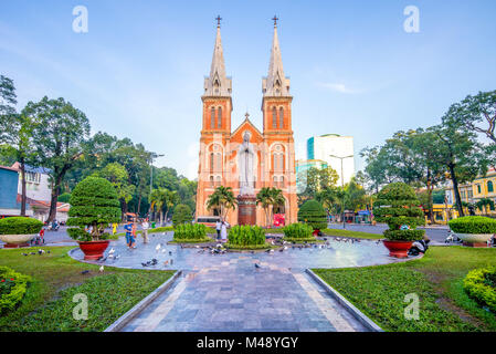 Kathedrale Notre-Dame Basilika von Saigon, Vietnam Stockfoto