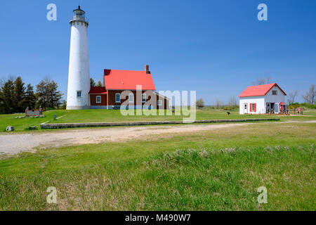 Tawas Point Lighthouse, im Jahre 1876 gebaut Stockfoto