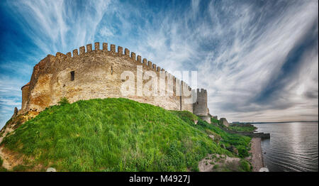 Mittelalterliche Akkerman Festung in der Nähe von Odessa in der Ukraine Stockfoto