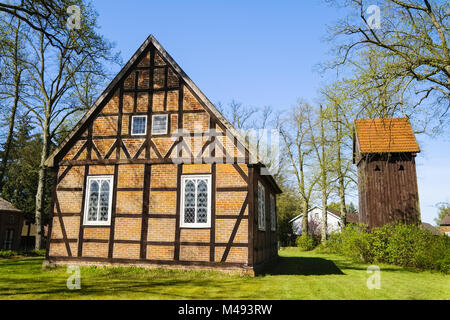 Kirche in Ziegendorf, Mecklenburg Vorpommern, Deutschland Stockfoto