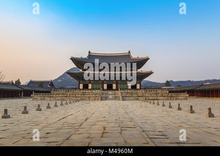 Gyeongbokgung-Palast, Seoul, Südkorea Stockfoto