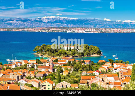 Insel Ugljan waterfront Panoramaaussicht Stockfoto