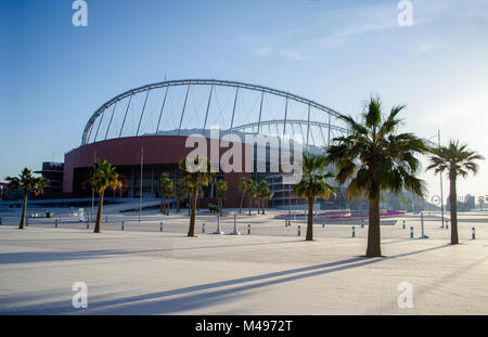 Aspire Zone, auch bekannt als Doha Sports City, ist ein 250 Hektar großer Sportkomplex im Al WAB-Viertel von Doha, Katar. Stockfoto