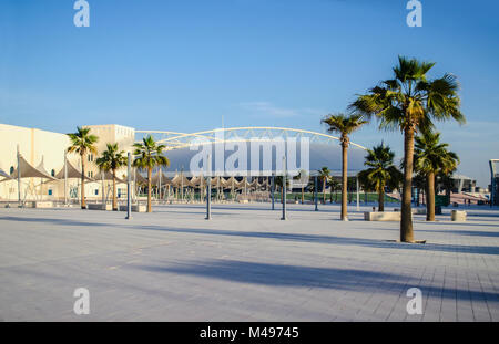 Aspire Zone, auch bekannt als Doha Sports City, ist ein 250 Hektar großer Sportkomplex im Al WAB-Viertel von Doha, Katar. Stockfoto