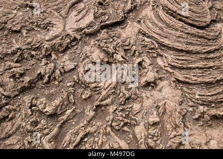 Gehärtete Magma Stockfoto