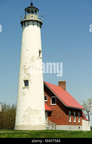 Tawas Point Lighthouse, im Jahre 1876 gebaut Stockfoto