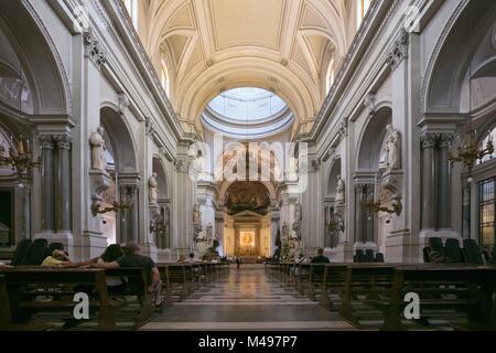 Interiér Kathedrale von Palermo, Sizilien, Itálie Stockfoto