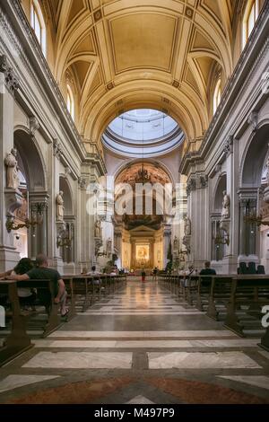 Interiér Kathedrale von Palermo, Sizilien, Itálie Stockfoto