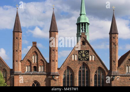 Lübeck - Hospital zum Heiligen Geist Stockfoto