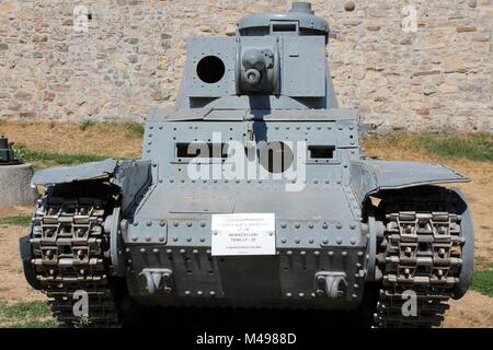 Belgrad, SERBIEN - 15. August: Deutsche tank PzKpfw II AUST C (Panzer II) am 15. August 2012 in outdoor Museum Belgrad, Serbien. Die Stockfoto