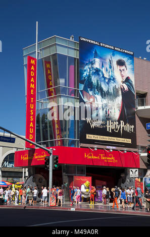 Madame Tussauds auf dem Hollywood Blvd, Los Angeles, Kalifornien, USA Stockfoto