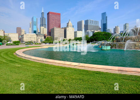 Skyline von Chicago Stockfoto