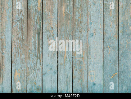 Alte blau lackierte Holzstruktur Stockfoto