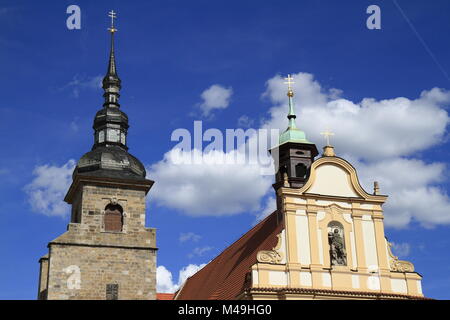 Neugotischen Kirche der Jungfrau Maria und der Kloster in Pilsen Stockfoto