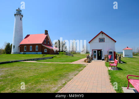 Tawas Point Lighthouse, im Jahre 1876 gebaut Stockfoto