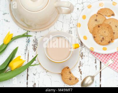 Teepause Stockfoto