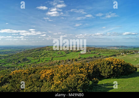 UK, Gloucestershire, Cheltenham, Ansicht von Cleve Hügel Stockfoto