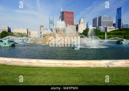 Skyline von Chicago Stockfoto