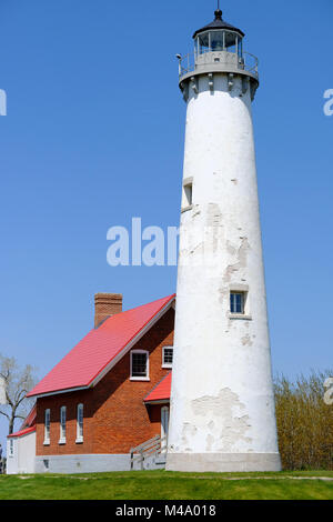 Tawas Point Lighthouse, im Jahre 1876 gebaut Stockfoto