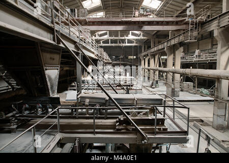 Industrie. Produktionsabteilung der alten Ziegelei Stockfoto