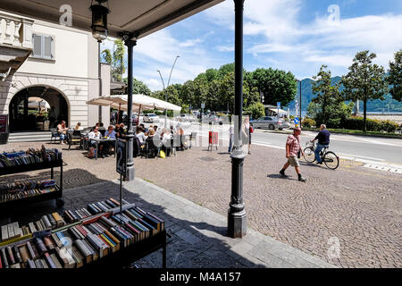 Italien, Piemont, Intra-Verbania, Tägliches Leben Stockfoto