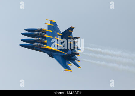 Dayton, Ohio, USA - Juli 07, 2012 Die Vectren Dayton Air Show, Performer und statische wird angezeigt. Stockfoto