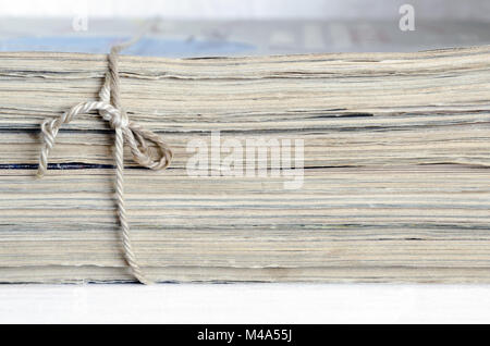 Zeitschriften-stack Stockfoto