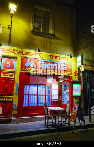 Restaurant in der Altstadt, Toulouse, Frankreich Stockfoto