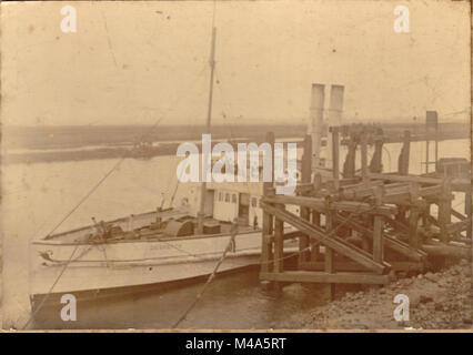 Versand Dampf boot fluss-T-Stücke Stockfoto